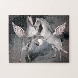Flygande Pegasus Fantasy Horse Art Pussel