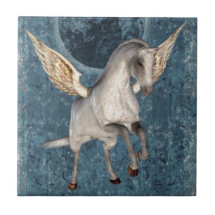 Flygande Pegasus Horse Fantasy Art Tile Kakelplatta
