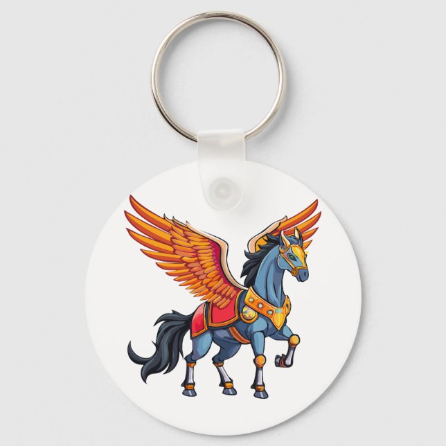 Flygande pegasus nyckelring (Framsida)