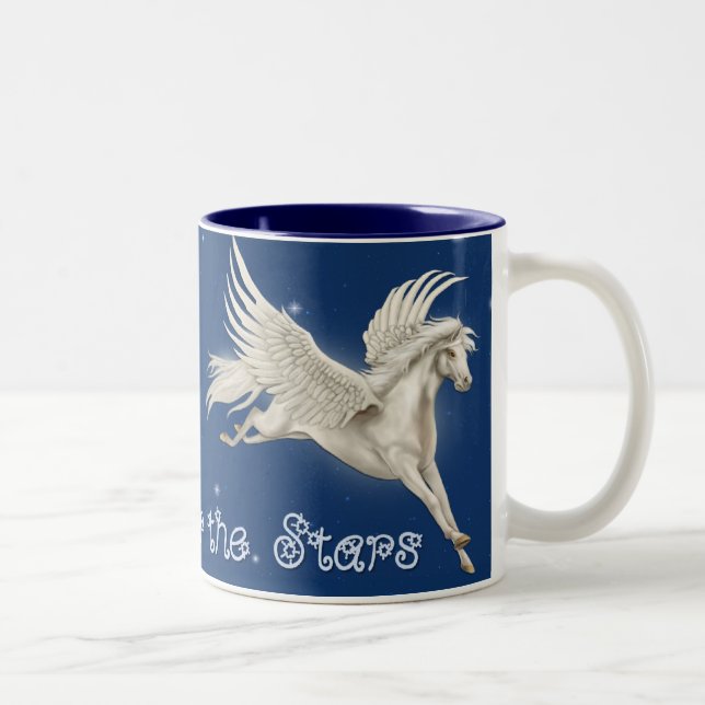 Flygande Pegasus Två-Tonad Mugg (Höger)