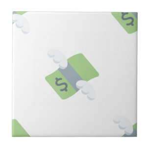 flygande pengar emoji kakelplatta
