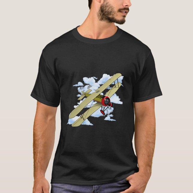 Flygande pilot för flygplansflyg t shirt (Framsida)