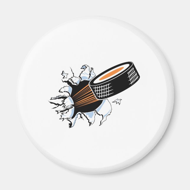 Flygande Puck Magnet (Framsidan)
