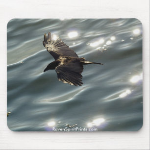 Flygande RAVEN\KRÅKA Mousepad Musmatta