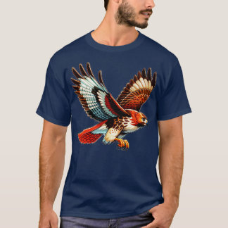 Flygande Red Tailk Hawk T Shirt