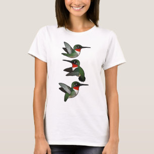 Flygande ruby-troated Hummingbird Tee Shirt
