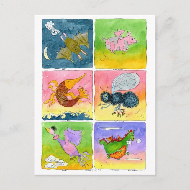 Flygande Sak... Vykort (Framsida)