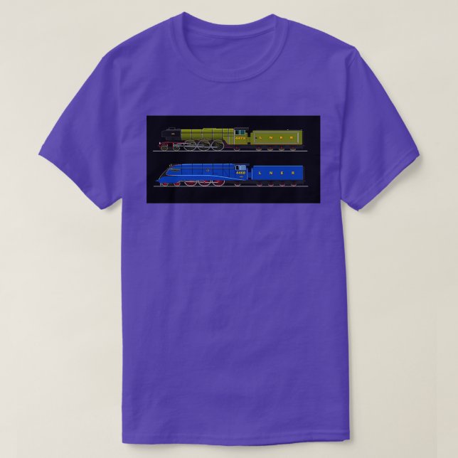 Flygande Scotsman och Mallard 1 T Shirt (Design framsida)