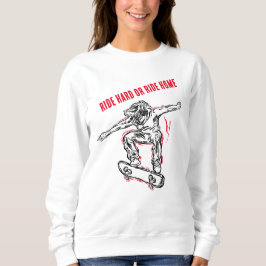 Flygande Skater som utför Skateboardingflygning mi T Shirt