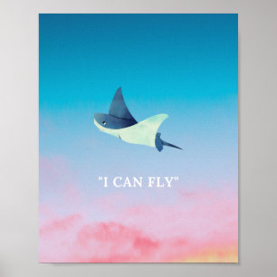 Flygande skiva poster