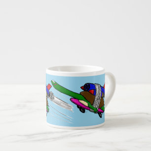 Flygande sköldpadda espressomugg