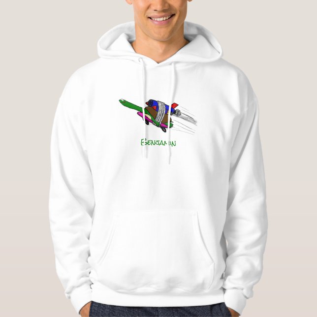 Flygande sköldpadda hoodie (Framsida)