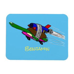 Flygande sköldpadda magnet