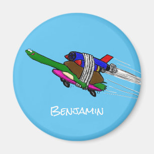 Flygande sköldpadda magnet