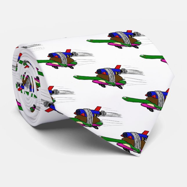 Flygande sköldpadda slips (Rullad)