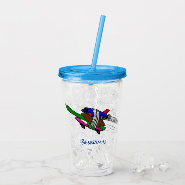 Flygande sköldpadda take away mugg (Baksida Ice)