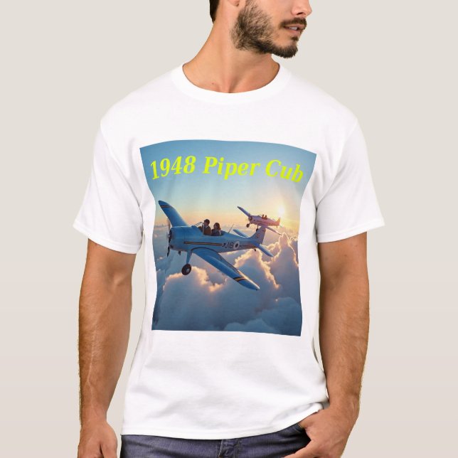 Flygande solnedgång för 77 år sedan t shirt (Framsida)