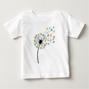 Flygande söta björnar maskrosflöde t shirt