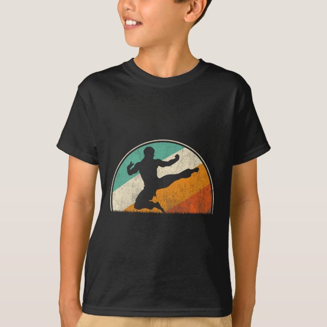 Flygande spark siluett  t shirt (Framsida)