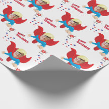 Flygande superhjälte Boy Justice Hero Birthday Gif
