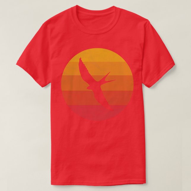 Flygande Svälj T Shirt (Design framsida)