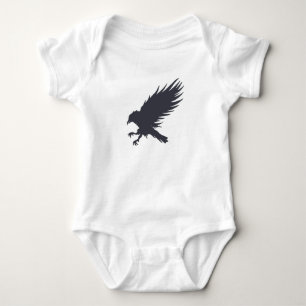 Flygande svart raven - Välj bakgrund färg T Shirt