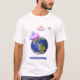Flygande tefat runt hela världen t shirt