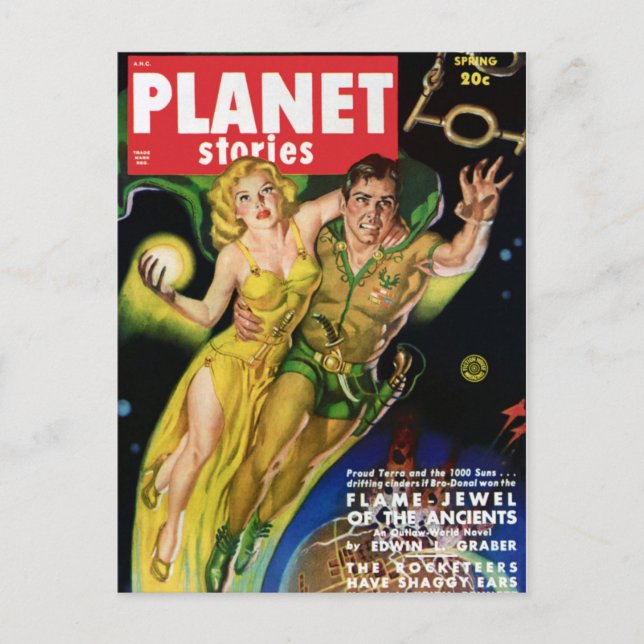 Flygande torka Galaxy Vykort (Framsida)