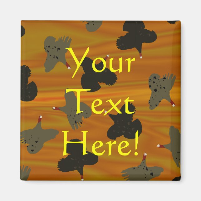 Flygande Turkiet Sunset Magnet (Framsidan)