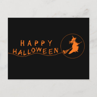 Flygande vykort för halloween, svart/Orange