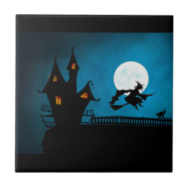 Flygande Witch Kakelplatta