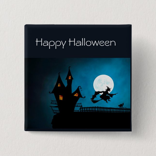 Flygande Witch Knapp (Framsida)