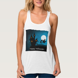 Flygande Witch Linne Med Racerback