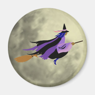 Flygande Witch Magnet
