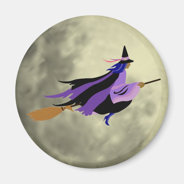 Flygande Witch Magnet (Framsidan)
