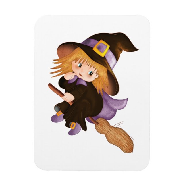 Flygande Witch Magnet (Vertikal)