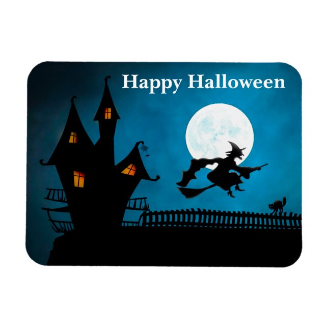 Flygande Witch Magnet (Horisontell)