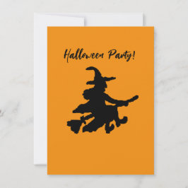 Flygande Witch på Orange Inbjudningar