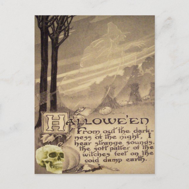 Flygande Witch Vykort (Framsida)