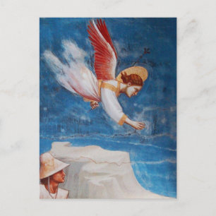 FLYGANGEL FRÅN ST. JOACHIM'S DREAM, Parchment Vykort