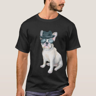 Flygare för hatt för Frenchie franska T Shirt