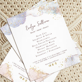 Flygare för vattenfärgsformer i glitter flygblad