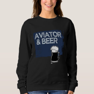 Flygare & öl Yrke karriär arbetare arbetande citat T Shirt