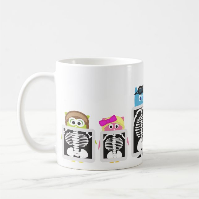 Flygareugglaröntgenstråle Kaffemugg (Vänster)