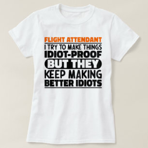 Flygassistenten jag försöker göra Sak funny offert T Shirt