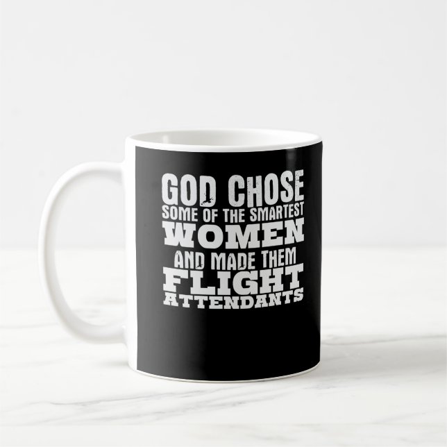 Flygassistenten Joke Gud Stewardes Luft Värdinna Kaffemugg (Vänster)