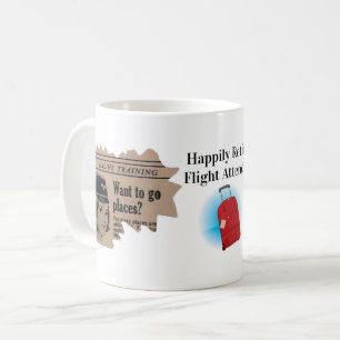 Flygassistenten Pension Firande Kaffemugg