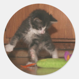 Flygattack Runt Klistermärke