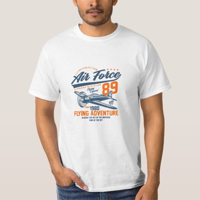 Flygäventyr T Shirt (Framsida)