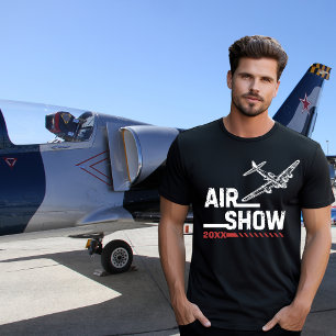 FLYGBALETT B-17 WWII Vintage Flygplan, Anpassat År T Shirt